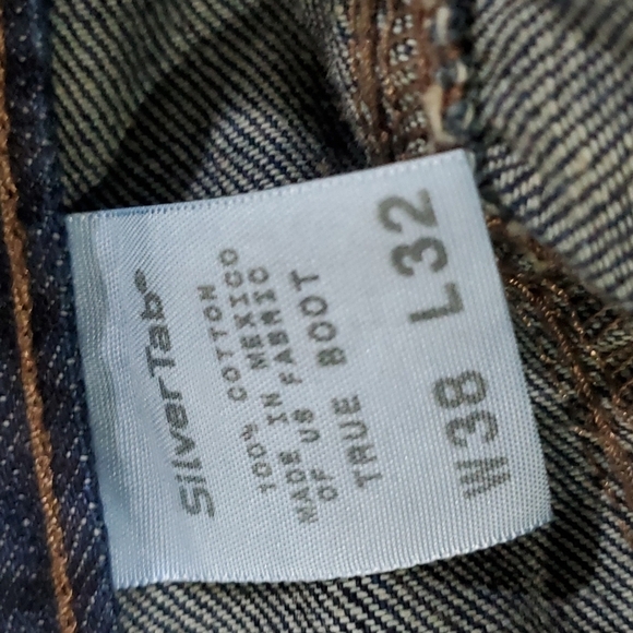 Men's Levi's Silvertab True Boot Jeans W38 L32 38x32 - Picture 9 of 10